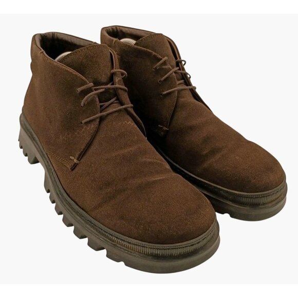 To Boot New York Adam Derrick Chukka Mens 9.5 Med Brown Suede Desert Boots Italy - Picture 2 of 9